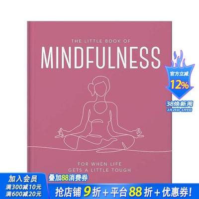 【预售】正念小书：人生艰难时刻的指引 The Little Book of Mindfulness 原版英文生活综合 智慧语录培养觉察力 正版进口书