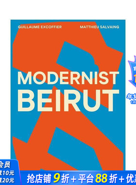 【预售】现代主义贝鲁特 Modernist Beirut 原版英文设计 正版进口书