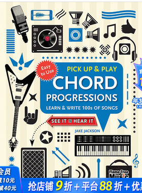 【现货】Chord Progressions 和弦进阶 英文原版音乐乐器学习