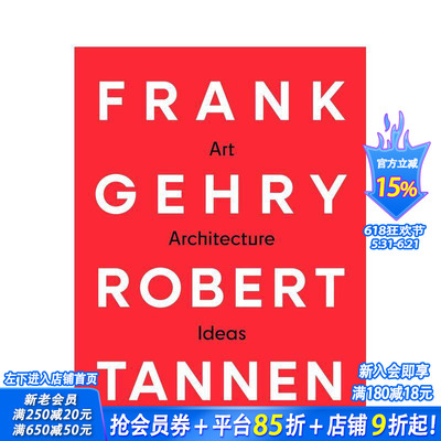 【预售】弗兰克·盖里 & 罗伯特·坦南：艺术、建筑与思想 Frank Gehry & Robert Tannen 原版英文建筑设计 正版进口书