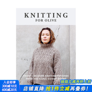 Knitting for 书籍 预售 善优图书 英文进口原版 英文原版 丹麦品牌Knitting Olive