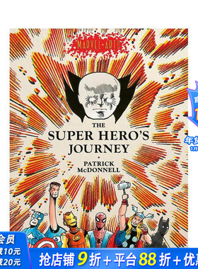【现货】【漫威艺术】超*英雄之旅 Patrick Mcdonnell 【Marvel Arts】The Super Hero's Journey 英文漫画 正版进口书画册