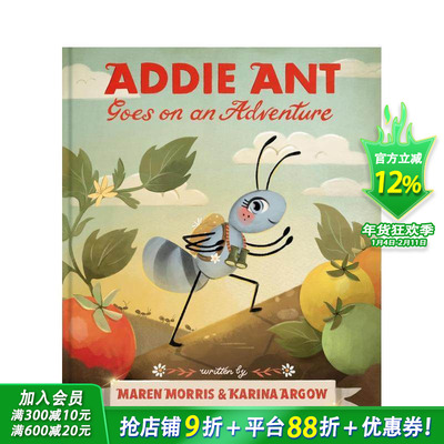 【现货】小蚂蚁艾迪的冒险之旅 格莱美奖歌手Maren Morris Addie Ant Goes on an Adventure 英文儿童插画故事绘本 进口童书