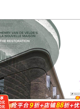 【预售】亨利·范·德·维尔德的新宅：修复之路 Henry van de Velde's La Nouvelle Maison 原版英文建筑设计 正版进口书
