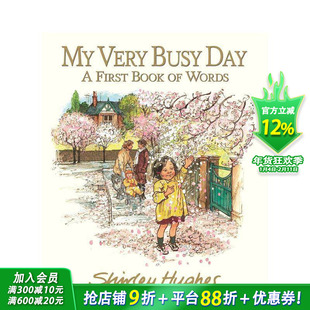 【预售】我忙碌的一天 My Very Busy Day 英文儿童插画故事绘本 进口童书