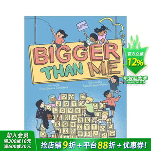 【预售】比我大 Bigger Than Me 英文儿童插画故事绘本 进口童书
