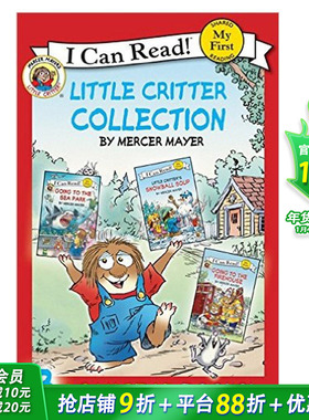 【现货】I Can Read!小毛孩3册套装儿童英语启蒙读物 Little Critter Collection阅读趣味童书适合3-6岁【善优童书】