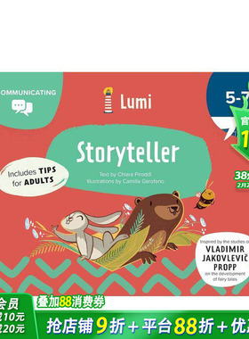 【预售】故事大王：沟通表达训练 Storyteller: Communicating 原版英文儿童语言/概念启蒙