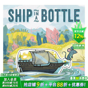 【预售】瓶中之船Ship in a Bottle 小鼠漂流记温馨帮助启蒙故事彩图绘画绘本 3-6岁儿童读物 英文原版【善优童书】