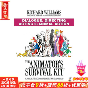 【现货】英文原版 动画师的生存工具包：对话、导演、表演和动物动作 The Animator’s Survival Kit 艺术技法 正版进口图书画册