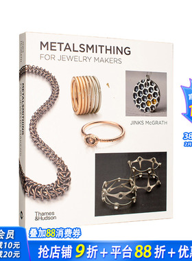 【预售】珠宝制造商金属加工指南 Metalsmithing for Jewelry Makers 原版英文珠宝首饰 正版进口图书