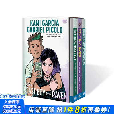 【预售】套装2册 少年泰坦：乌鸦和野兽男孩 英文漫画Teen Titans: Raven and Beast Boy 图像小说 正版进口书 DC comic 善优图书