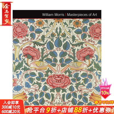 【现货】（新版9781804173367）【Masterpieces of Art】William Morris，威廉·莫里斯 英文原版 进口原版书籍