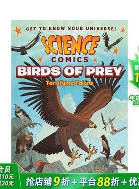 【预售】猛禽小队：可怕的利爪 【Science Comics】Birds of Prey: Terrifying Talons 英文儿童漫画 英语科普故事绘本 进口童书