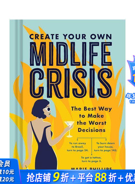 【现货】制造你自己的中年危机 Create Your Own Midlife Crisis 原版英文心灵励志 正版进口书