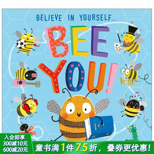 预售 英文儿童插画故事绘本 小蜜蜂做自己 You 进口童书 Bee