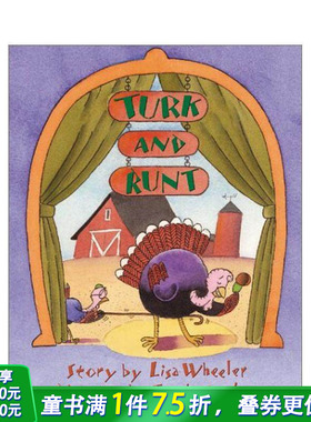 【现货】特克和伦特：感恩节喜剧 Turk and Runt:A Thanksgiving Comedy 原版英文儿童插画故事绘本 进口图书
