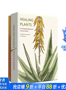 【预售】治愈植物详细记事卡套装 Healing Plants Detailed Notecard Set 原版英文艺术画册画集 正版进口书