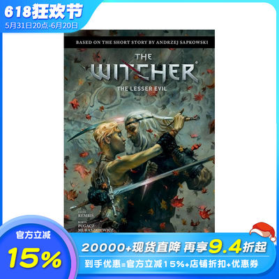 【预售】Andrzej Sapkowski的《巫师：小恶》 Andrzej Sapkowski's The Witcher: The Lesser Evil 原版英文漫画书 正版进口书籍