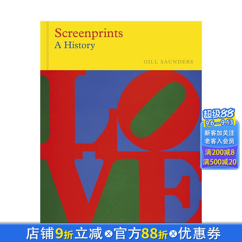 【现货】丝网印刷 【V&A】Screenprints: A History 原版英文艺术画册画集 正版进口书