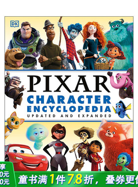 【现货】英文 迪士尼皮克斯人物百科全书更新和扩展Disney Pixar Character Encyclopedia Updated and Expanded 儿童进口书