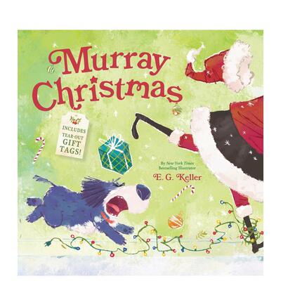 【预售】默里圣诞：含可撕式礼物标签 Murray Christmas: A Picture Book with Tear-Out Gift Tags 英文儿童插画故事绘本进口书