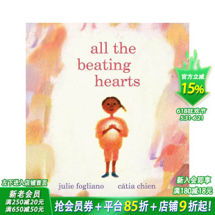 【现货】英文原版 共同跳动的心 All the Beating Hearts 温情治愈故事 精装艺术插画绘本 儿童进口英语图书 善优童书