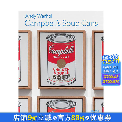 【现货】英文原版 安迪·沃霍尔：金宝汤罐头 Andy Warhol: Campbell’s Soup Cans 20世纪艺术 正版进口图书画册
