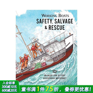 Rescue 进口童书 打捞与救援 Safety Salvage Boats 工作船：安全 Working 英文儿童插画科普绘本 and 预售
