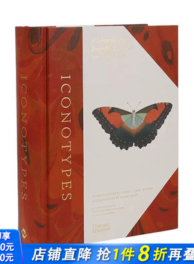 【现货】Iconotypes 琼斯图标大全:蝴蝶及飞蛾简编 英文原版进口画册书籍【善优图书】