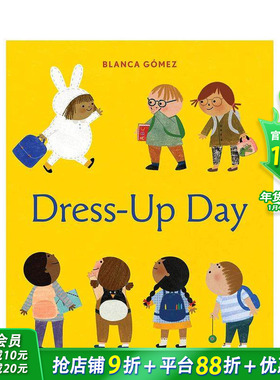 【预售】装扮日  西班牙插画师Blanca Gomez Dress-Up Day 英文儿童插画故事绘本 进口童书