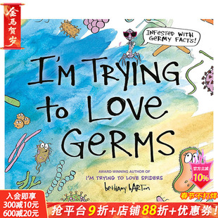 【预售】英文原版 I'm Trying to Love Germs 我试着去爱细菌 精装 英文儿童图画书 进口原版书籍 善优图书