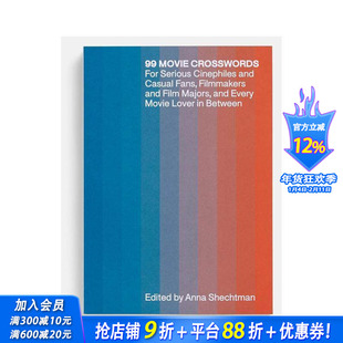 【预售】99道电影填字谜 99 Movie Crosswords 原版英文生活 A24 正版进口书