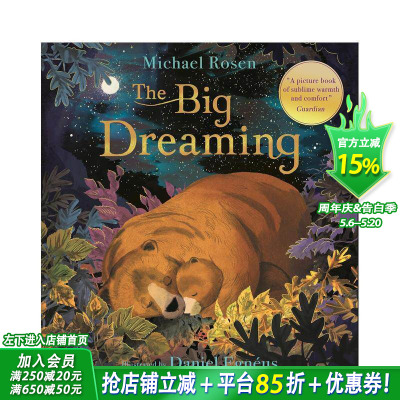 【预售】大梦之旅 The Big Dreaming 英文儿童插画故事绘本 进口童书