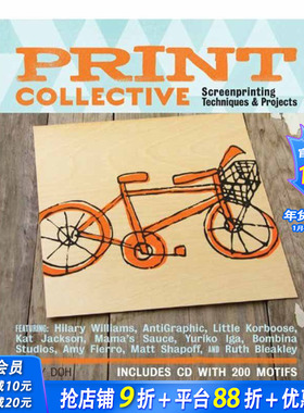 【现货】 Print Collective，印刷集合（含CD） 英文原版图书籍进口正版 Jenny Doh 手工制作