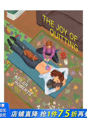 【现货】【附Keiler Roberts签名藏票】英文原版 躺平的乐趣The Joy of Quitting 英文漫画 正版进口图书画册