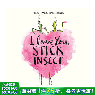 You 现货 Stick 进口图书 我爱你 儿童英语绘本图画书 英文原版 善优童书 竹虫 Insect Love