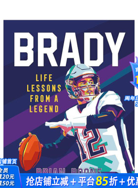 【现货】【传奇人物课堂】汤姆·布雷迪 橄榄球传奇四分卫 【Life Lessons from a Legend】Tom Brady 原版英文文学传记正版进口书
