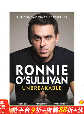 【预售】无懈可击 奥沙利文自传 Unbreakable 斯诺克运动员 原版英文文学传记 正版进口书