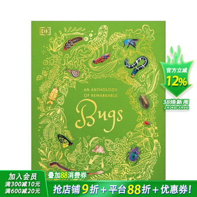 【预售】昆虫奇观 【Anthologies】An Anthology of Remarkable Bugs 英文儿童插画科普绘本 进口童书