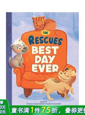 【现货】救援三侠：完美的一天 【The Rescues】The Rescues Best Day Ever  英文儿童插画故事绘本 进口童书