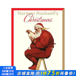 英文艺术插画原画设定集 进口书 圣诞 Christmas Rockwell 诺曼·洛克威尔笔下 Norman 正版 原版 现货
