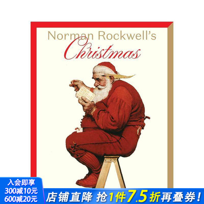 【现货】诺曼·洛克威尔笔下的圣诞 Norman Rockwell's Christmas 原版英文艺术插画原画设定集 正版进口书