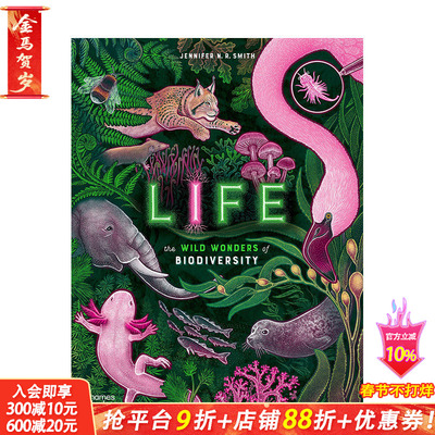 【现货】生命：生物多样性的野生奇观 【Wild Wonders】Life The Wild Wonders of Biodiversity 英文儿童插画科普绘本 进口童书