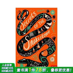 the 奇幻冒险儿童文学 入围水石书店儿童图书奖 英语拓展阅读进口书 英文小说故事 Snakestone Secrets 蛇石之谜 预售