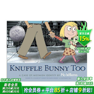 【预售】古纳什小兔又来了：真假难辨 小女孩成长趣事 Knuffle Bunny Too:A Case of Mistaken Identity 英文儿童故事绘本进口书