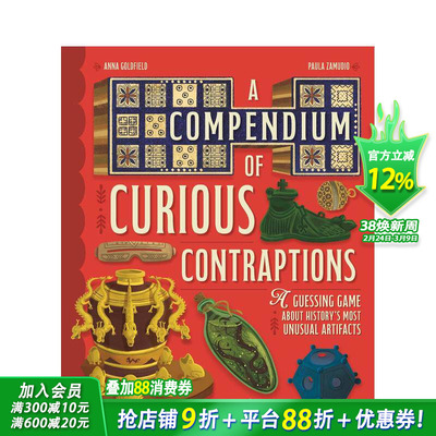 【预售】奇巧装置图鉴：历史罕见器物猜谜集 A Compendium of Curious Contraptions 英文儿童插画科普故事绘本 进口童书