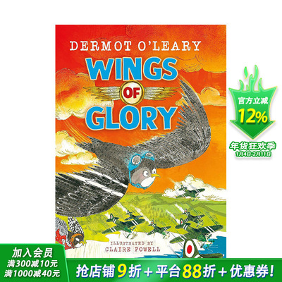 【现货】荣耀之翼 Wings of Glory 英文儿童章节桥梁故事书 英语拓展阅读