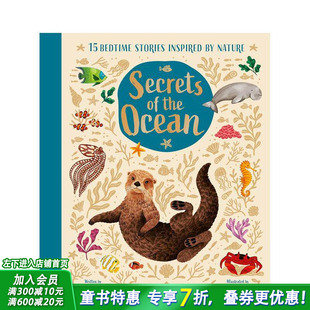 【现货】【自然睡前故事】海洋奥秘 【Nature Bedtime Stories】Secrets of the Ocean 英文儿童插画故事科普绘本 进口童书