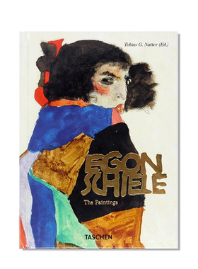 【现货】[TASCHEN40周年]Egon Schiele精装版埃贡·席勒绘画作品全集1909-1918艺术画册画集油画收藏英文原版进口图书书籍